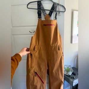 Spyder Solitaire Bib Ski Pant- Caramel